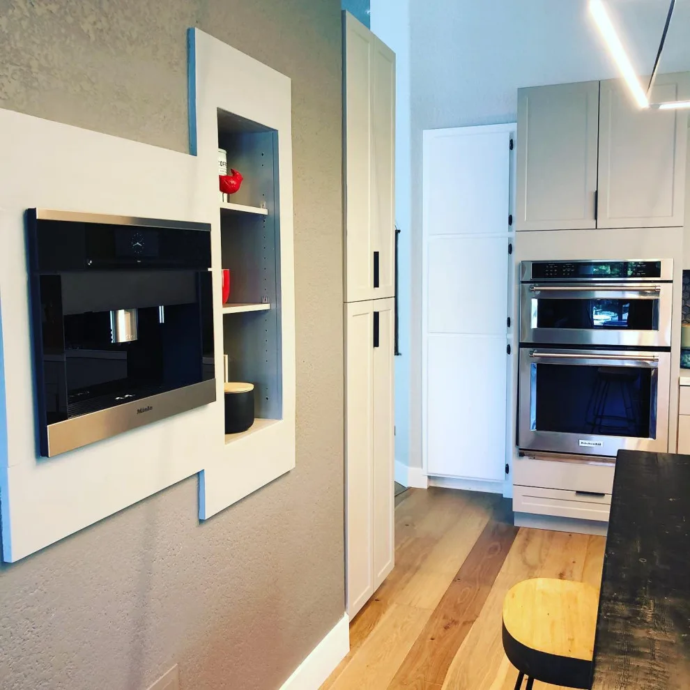 Integrated Miele Coffee Unit and Storage Solutions by Lake Tahoe Construction Services, INC. - Photo 3