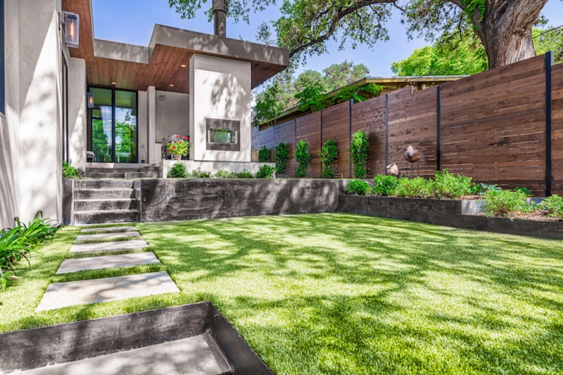 Modern Backyard Renovation by Best Of Texas Landscapes - Photo 4