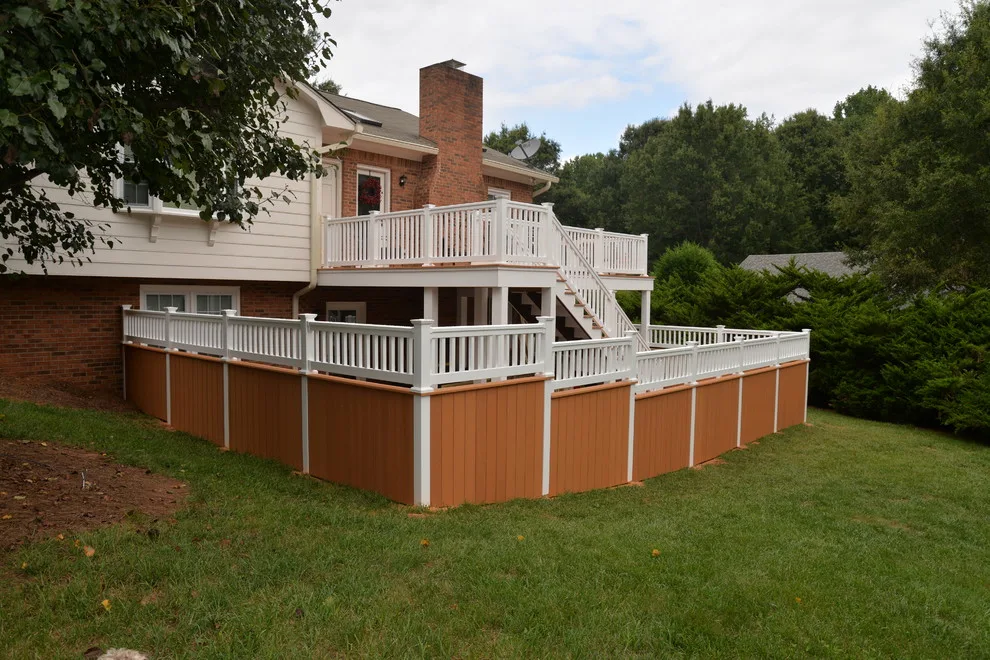 Deck and Fence for the Camp by Badin Lake Builders - Photo 2