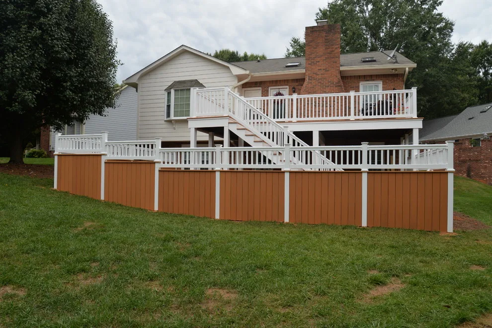 Deck and Fence for the Camp by Badin Lake Builders - Photo 7