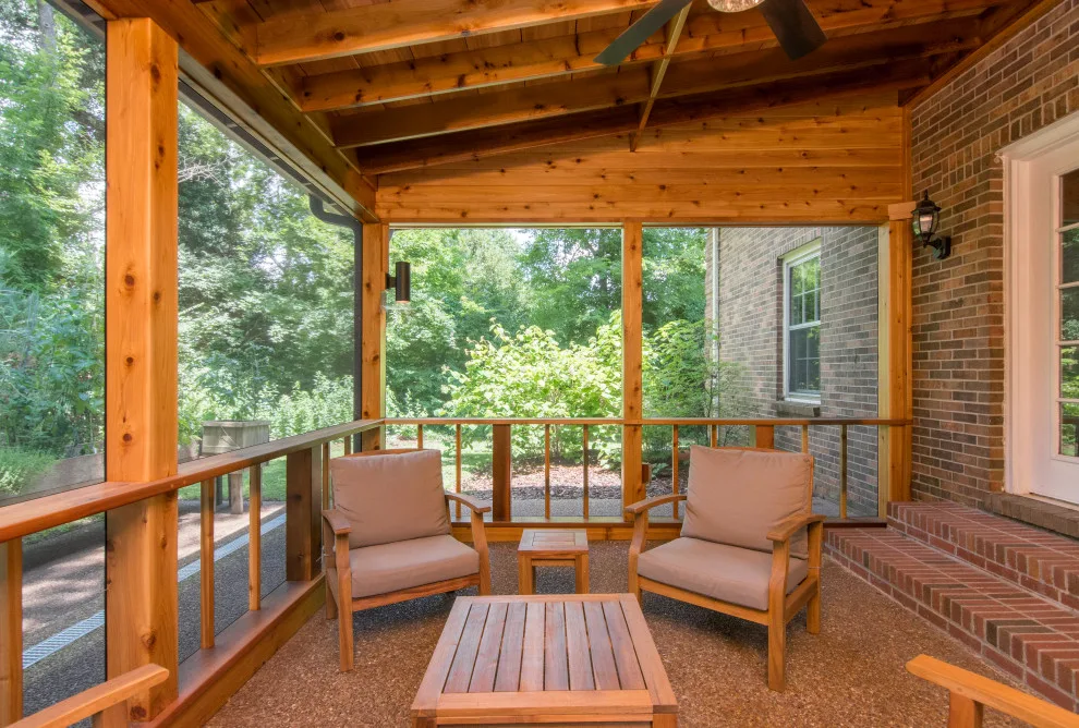 Cedar Porch Expansion by Building Company Number 7, Inc. - Photo 7