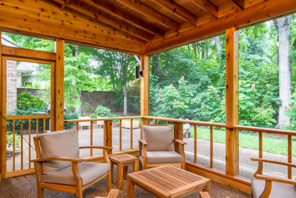Cedar Porch Expansion by Building Company Number 7, Inc. - Photo 8