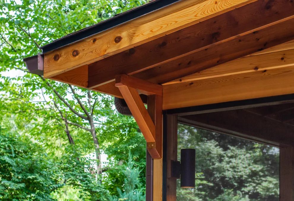 Cedar Porch Expansion by Building Company Number 7, Inc. - Photo 4