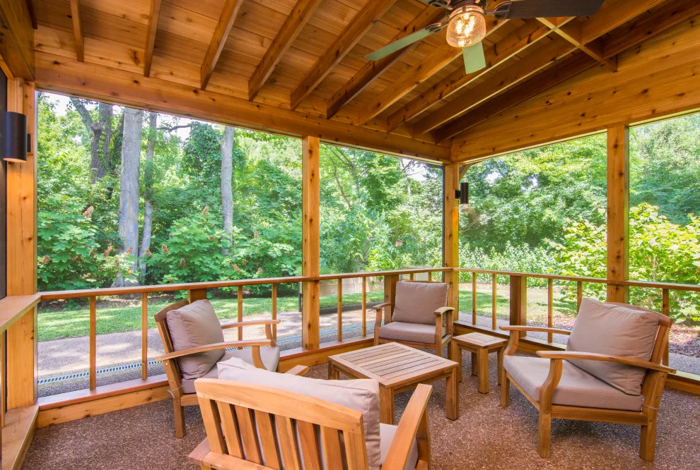 Cedar Porch Expansion by Building Company Number 7, Inc. - Photo 18
