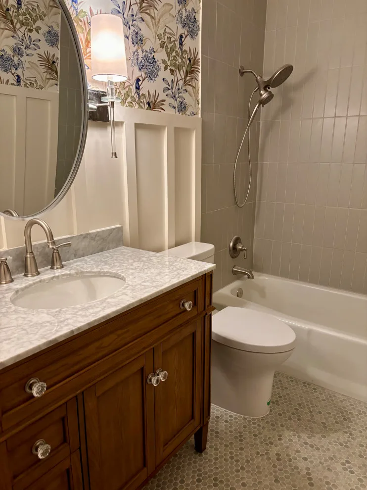 Anderson Mill - Visitor Bathroom by PICASSO Design And Remodeling LLC. - Photo 4