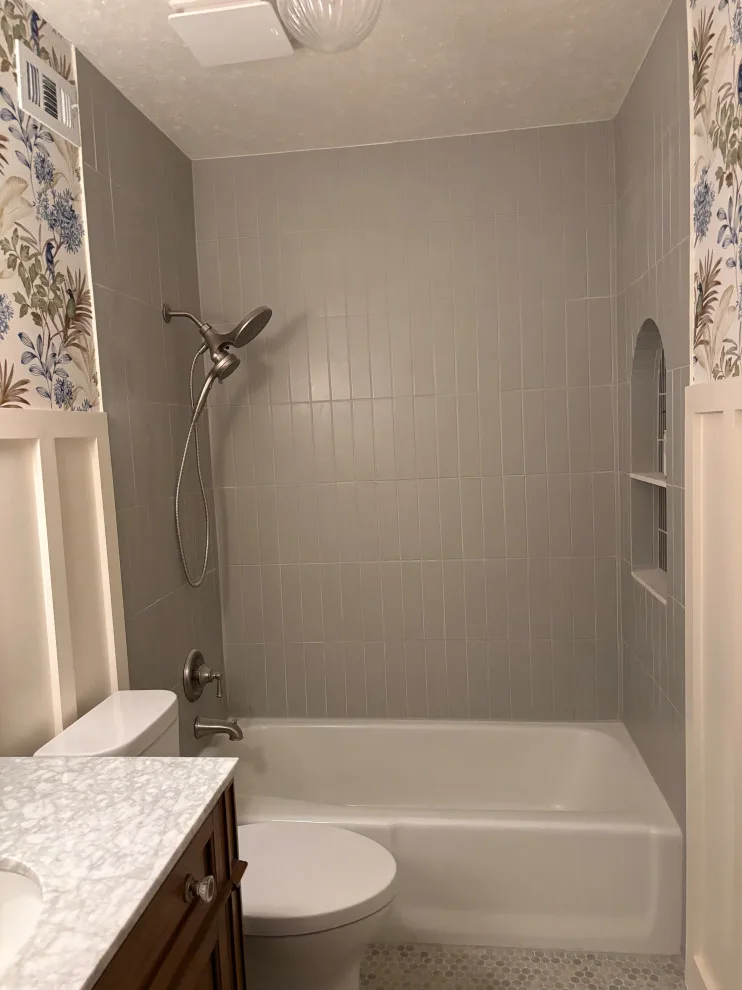 Anderson Mill - Visitor Bathroom by PICASSO Design And Remodeling LLC. - Photo 3