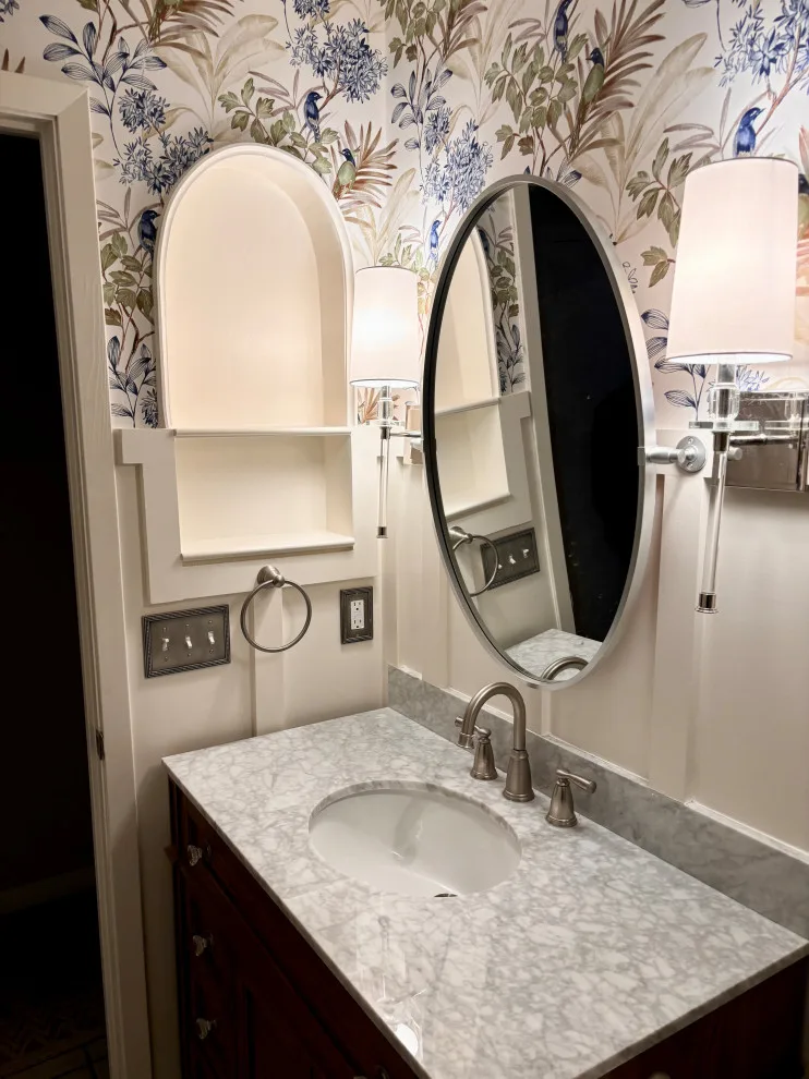 Anderson Mill - Visitor Bathroom by PICASSO Design And Remodeling LLC. - Photo 5