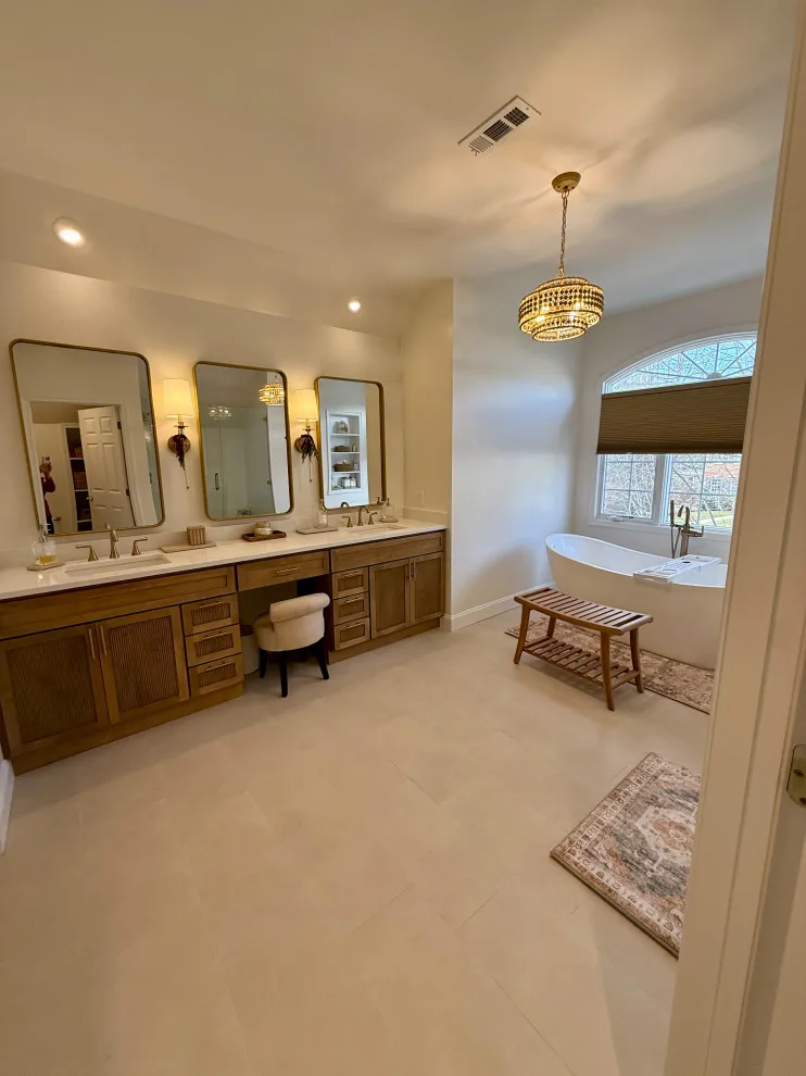 Bronze Champagne Bathroom by Crown Contracting Services - Photo 2