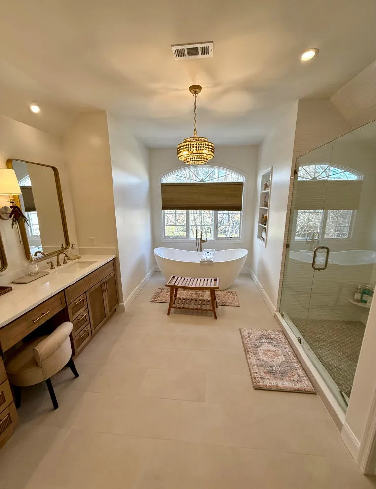 Bronze Champagne Bathroom by Crown Contracting Services - Photo 8
