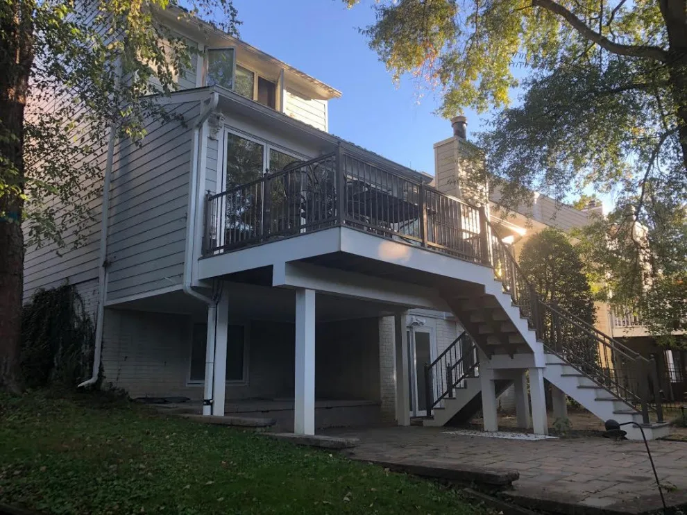 Sunroom and Deck Expansion Project in Chevy Chase, MD by Managed Renovations - Photo 3