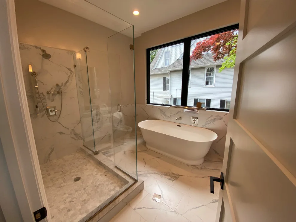 Church Road Main Bathroom Renovation by Doylestown Builders - Photo 2
