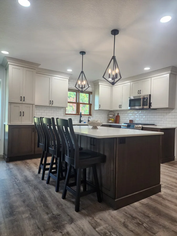 Timeless Dual-Hued Kitchen by Miracle Contracting Inc. - Photo 13