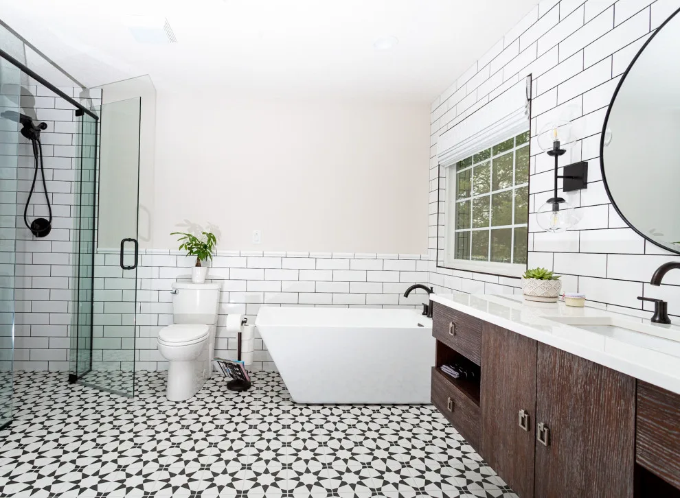 pristine white restroom by JT Build - Photo 9