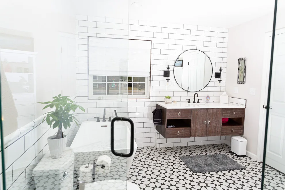 pristine white restroom by JT Build - Photo 4