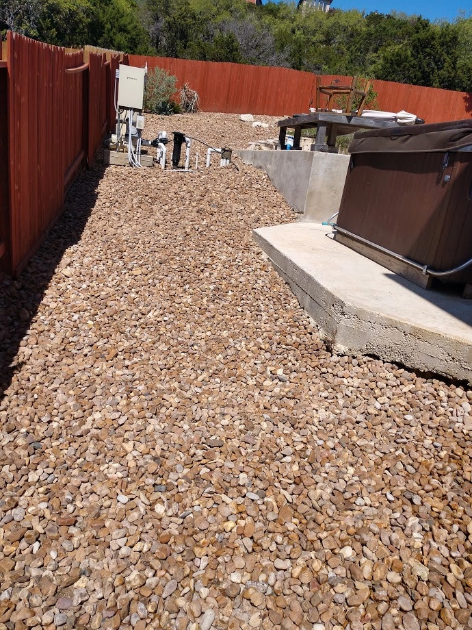Texas Native blend rock install- Xeriscape by Boerjan's Landscaping & Design - Photo 2