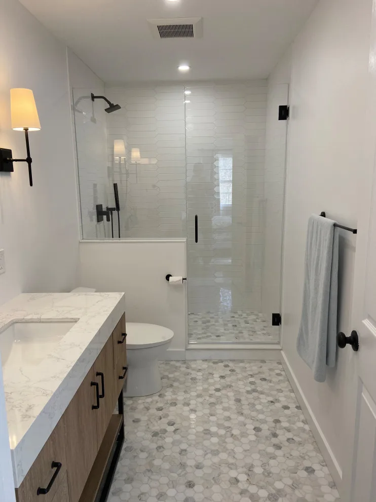 Master Bathroom Transformation from Closet by Grain & Steel Contracting LLC - Photo 3