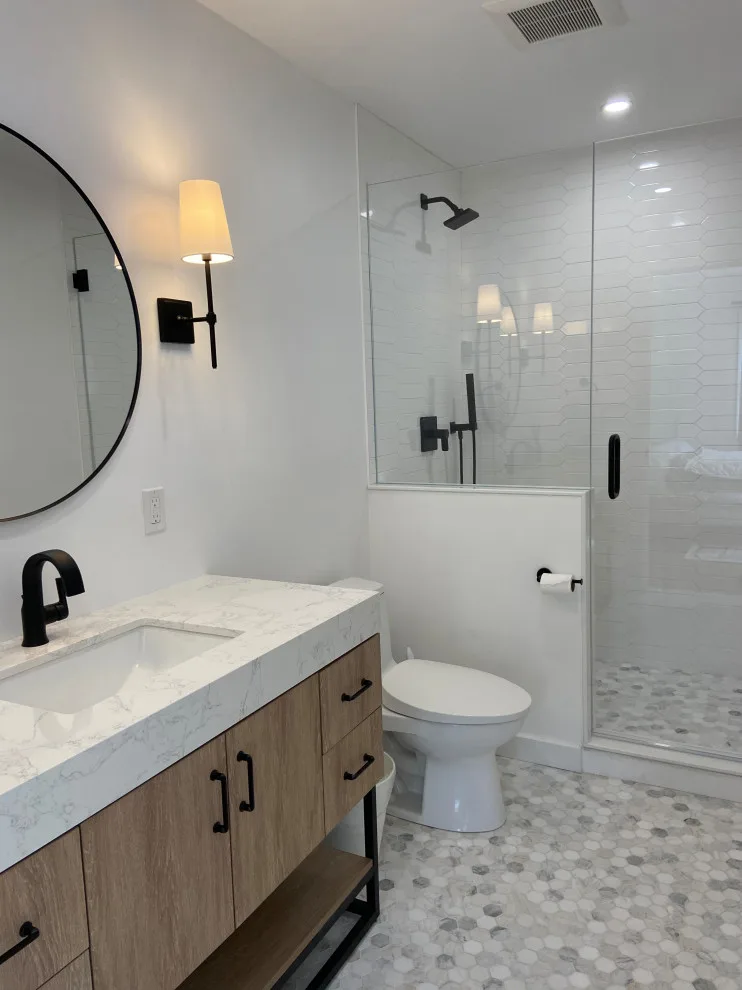 Master Bathroom Transformation from Closet by Grain & Steel Contracting LLC - Photo 2