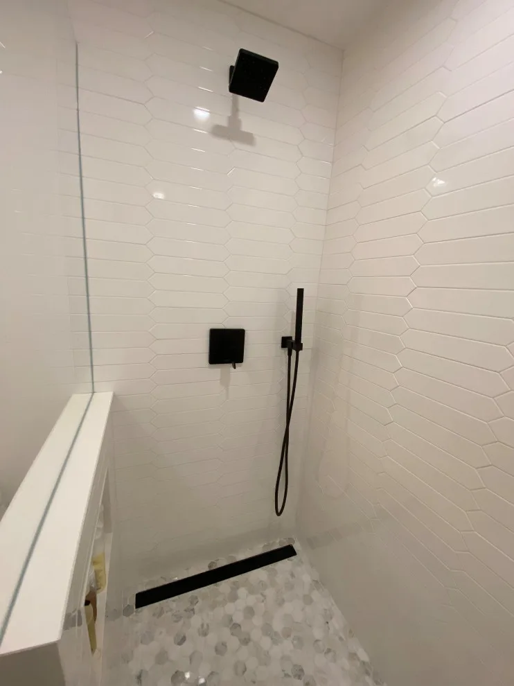 Master Bathroom Transformation from Closet by Grain & Steel Contracting LLC - Photo 4