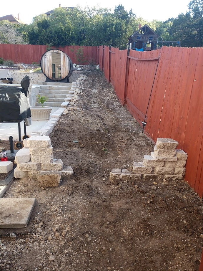 Texas Native blend rock install- Xeriscape by Boerjan's Landscaping & Design - Photo 4