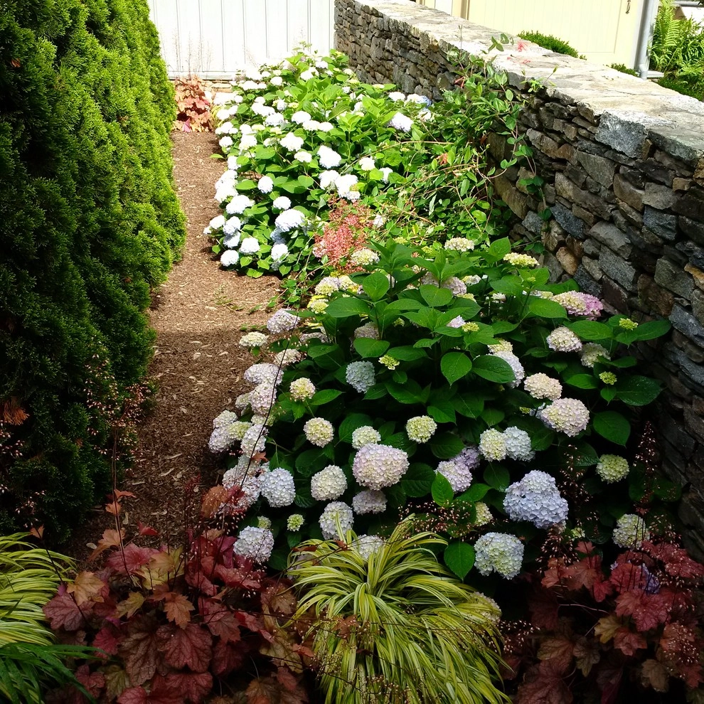Landscaping, Free Standing Stone Wall by Bolton Landscape Design & Masonry Inc - Photo 12