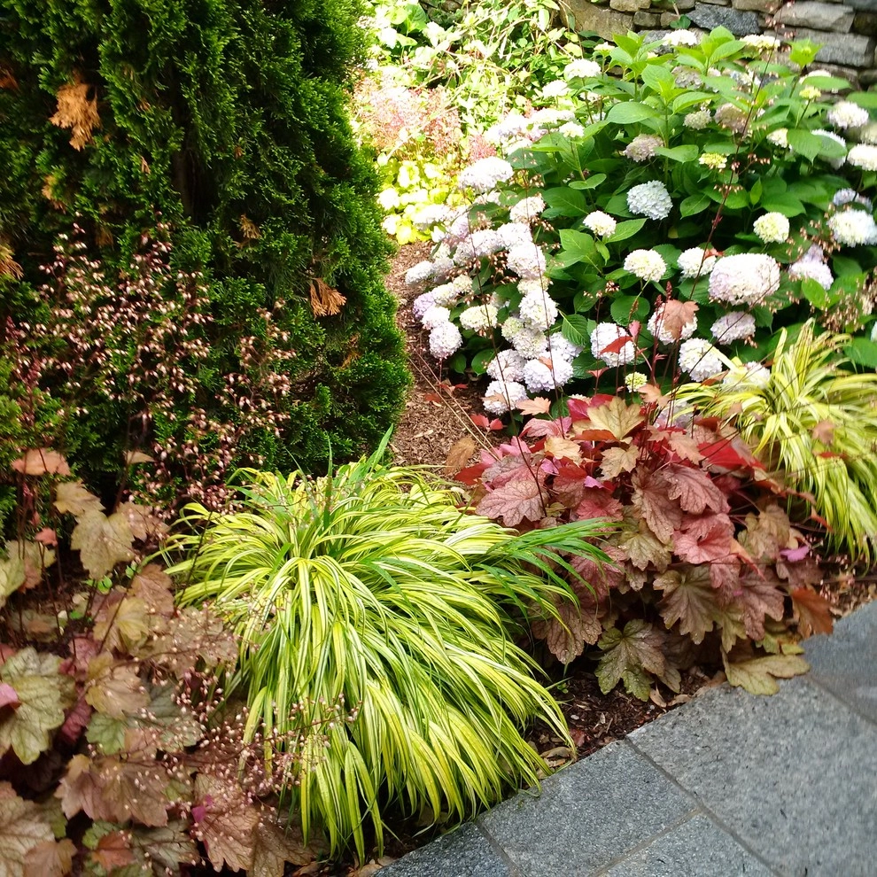 Landscaping, Free Standing Stone Wall by Bolton Landscape Design & Masonry Inc - Photo 15