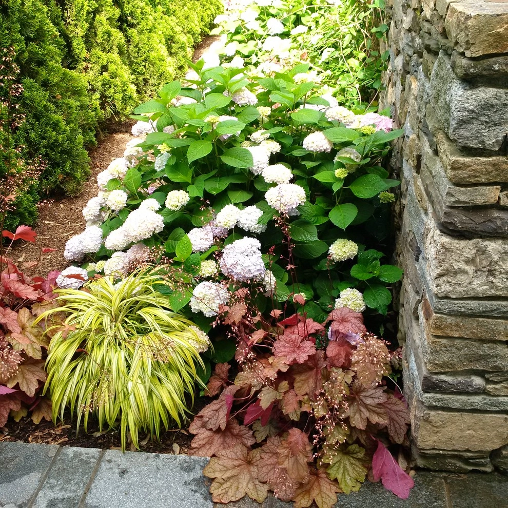 Landscaping, Free Standing Stone Wall by Bolton Landscape Design & Masonry Inc - Photo 2