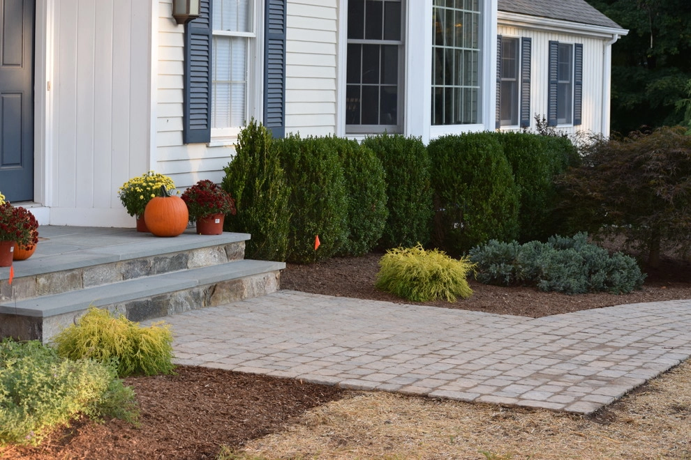 Boulder Retaining Wall & Terraced Landscaping by Bolton Landscape Design & Masonry Inc - Photo 6