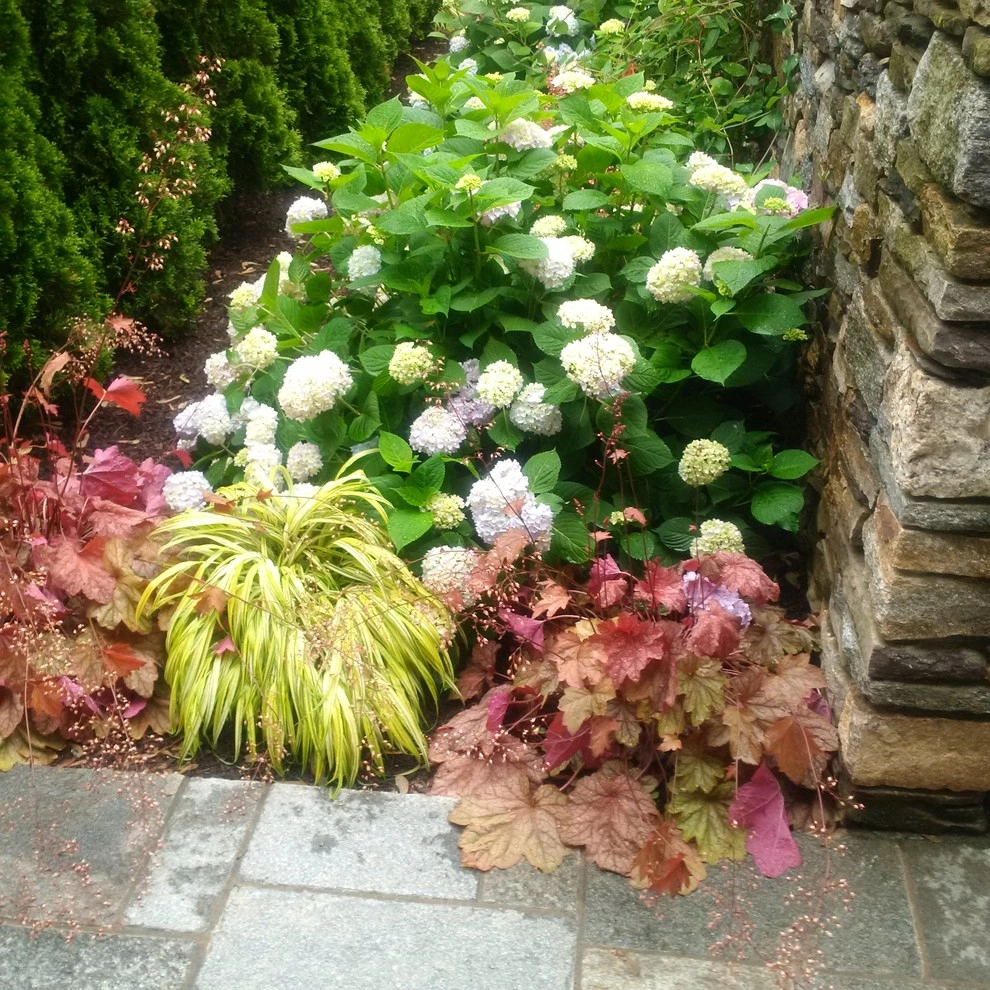 Landscaping, Free Standing Stone Wall by Bolton Landscape Design & Masonry Inc - Photo 8