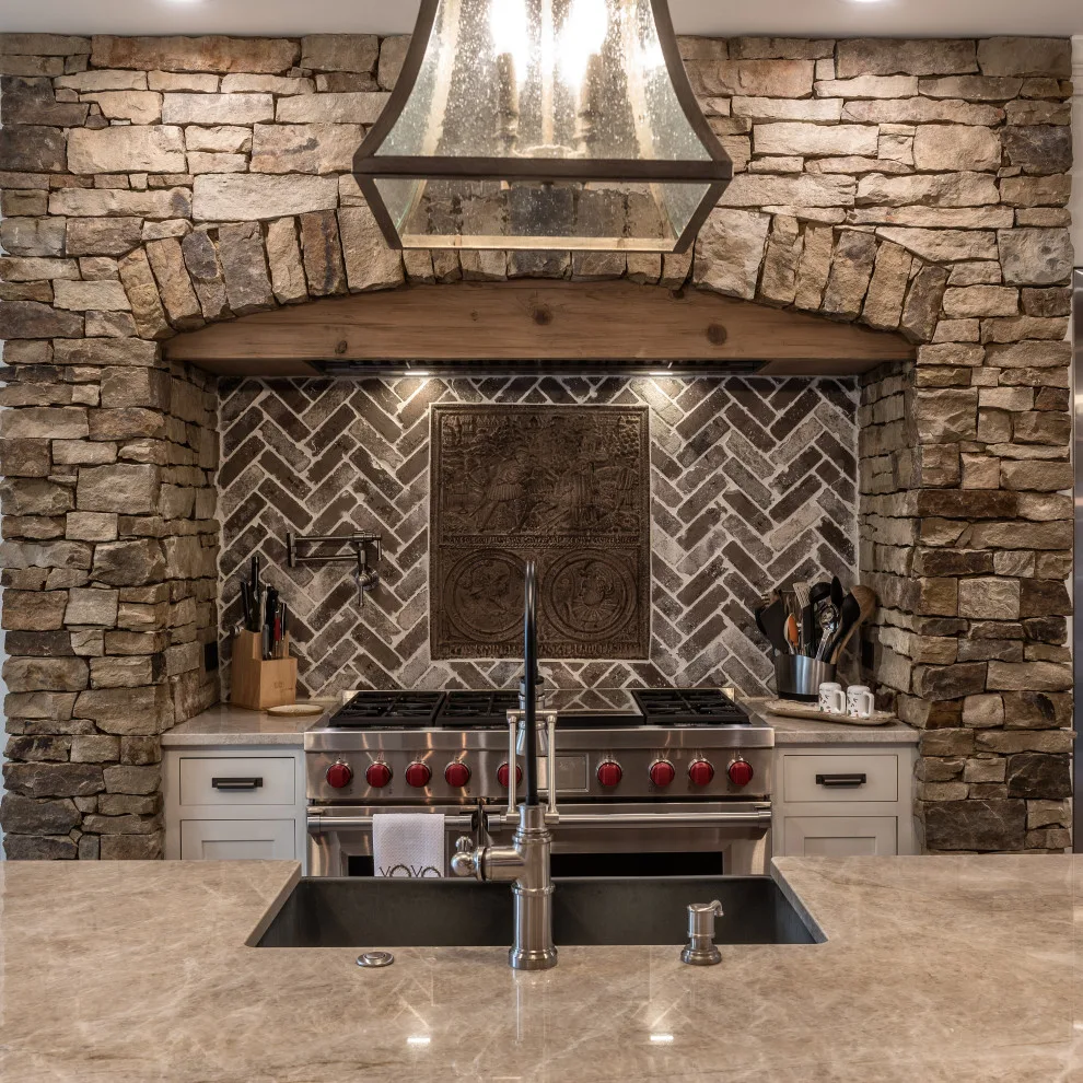Collierville Culinary Space, Utility Area, Laundry Room, Outdoor Kitchen Pavilion by Heritage Builders - Photo 10
