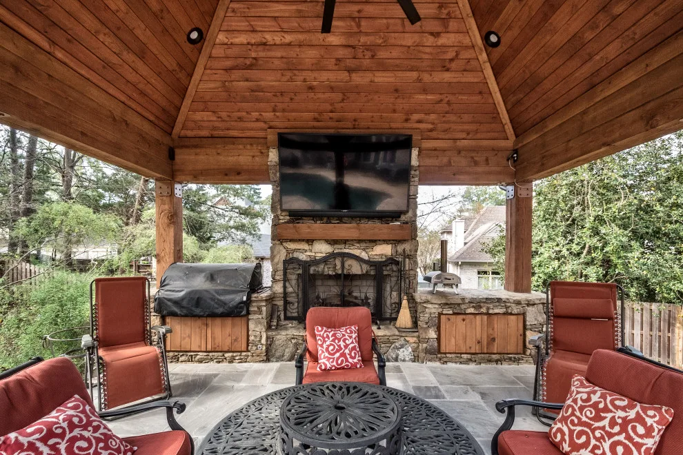 Collierville Culinary Space, Utility Area, Laundry Room, Outdoor Kitchen Pavilion by Heritage Builders - Photo 7