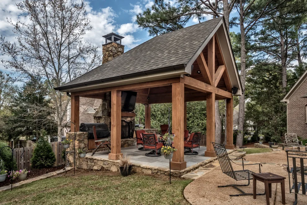 Collierville Culinary Space, Utility Area, Laundry Room, Outdoor Kitchen Pavilion by Heritage Builders - Photo 6