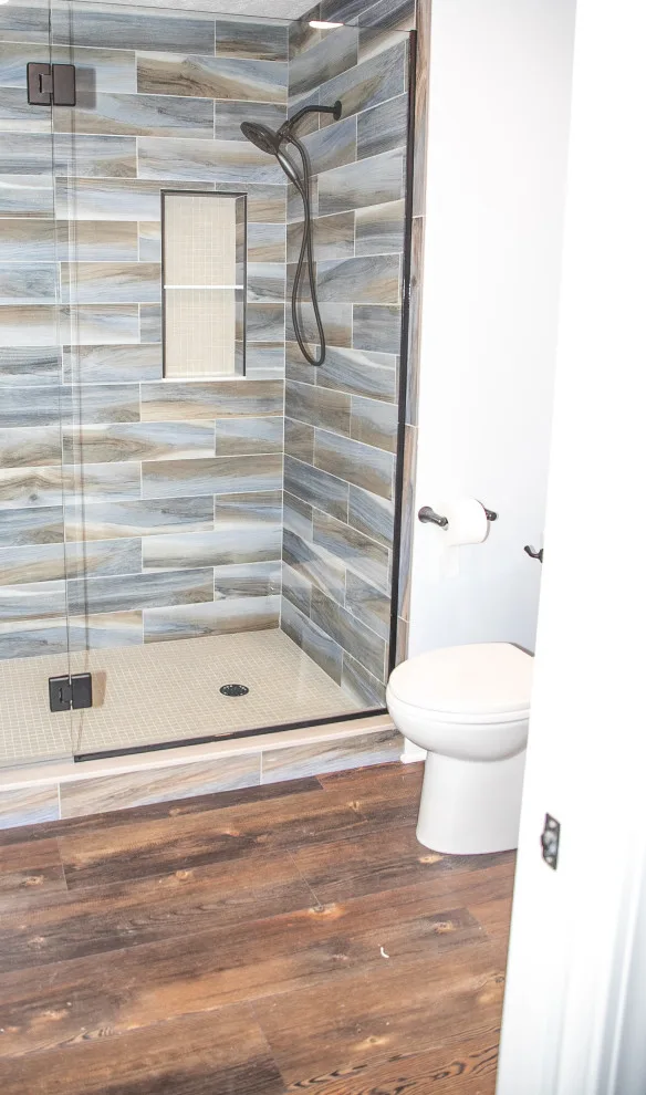 Jerrold Heights vibrant tiled shower by Paul Davis Restoration-Lincoln - Photo 3