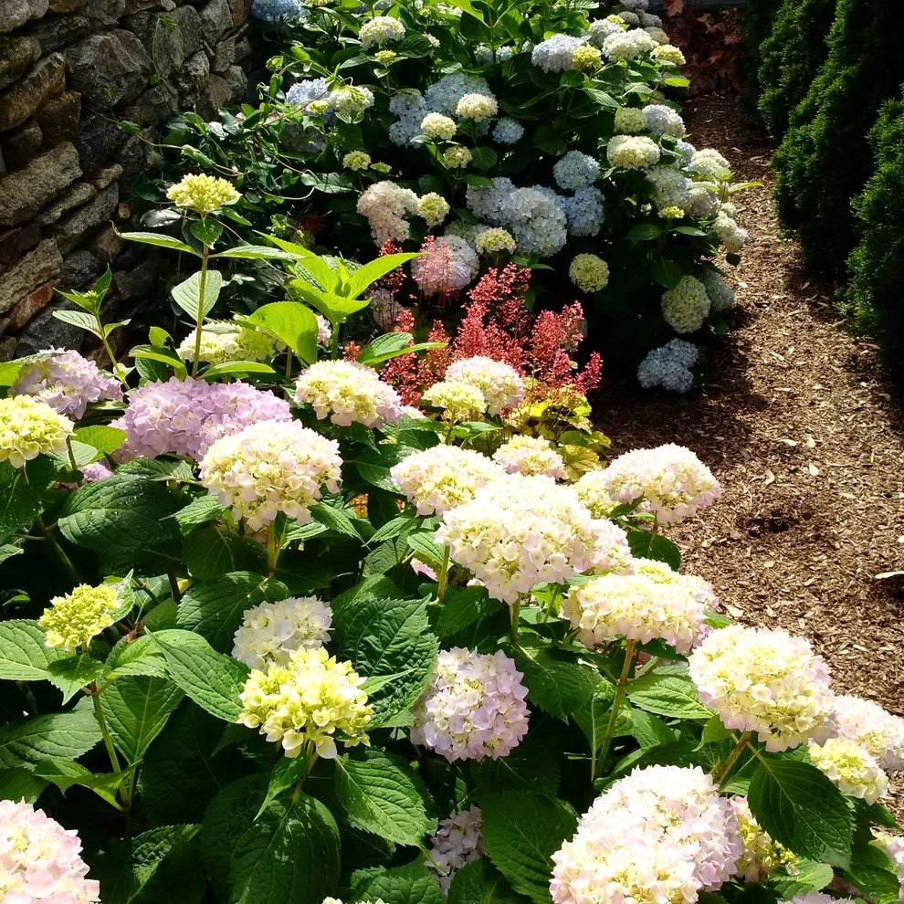 Landscaping, Free Standing Stone Wall by Bolton Landscape Design & Masonry Inc - Photo 6