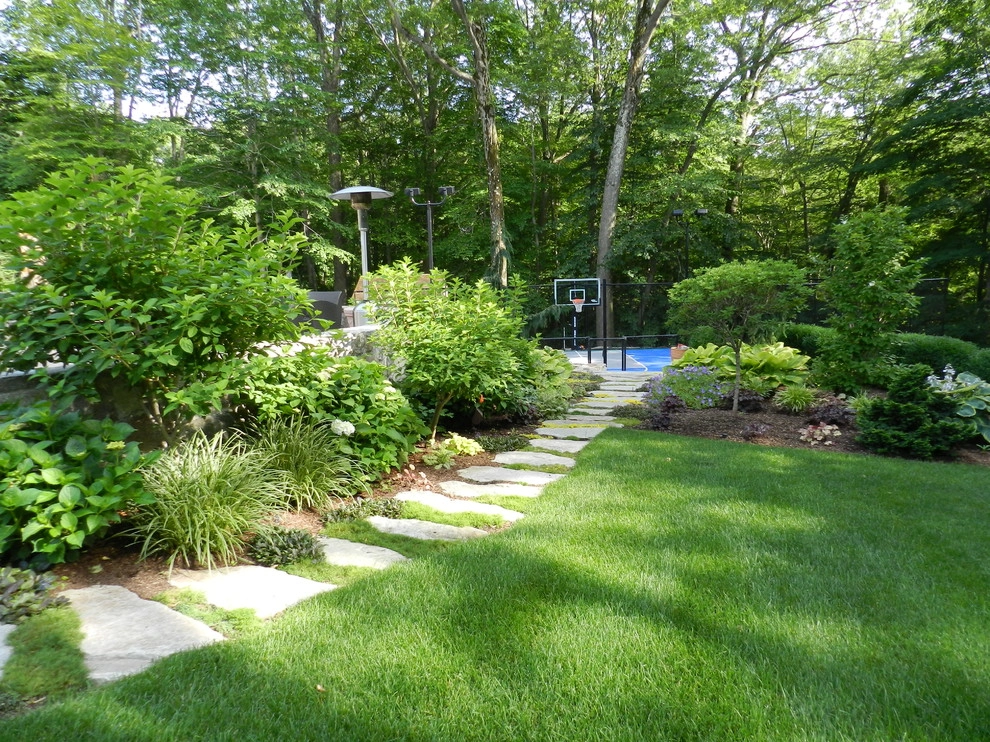 Cedar Bar and Arbor + Bocce Court by Bolton Landscape Design & Masonry Inc - Photo 25