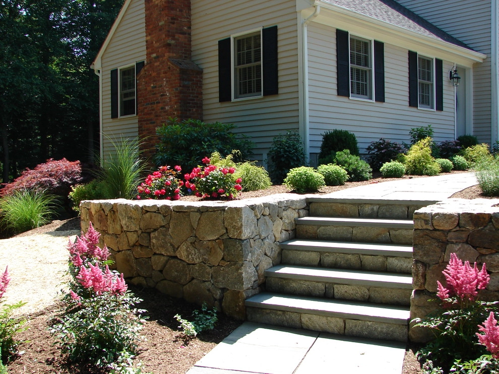 Stone Steps, Pathways and Patio by Bolton Landscape Design & Masonry Inc - Photo 14