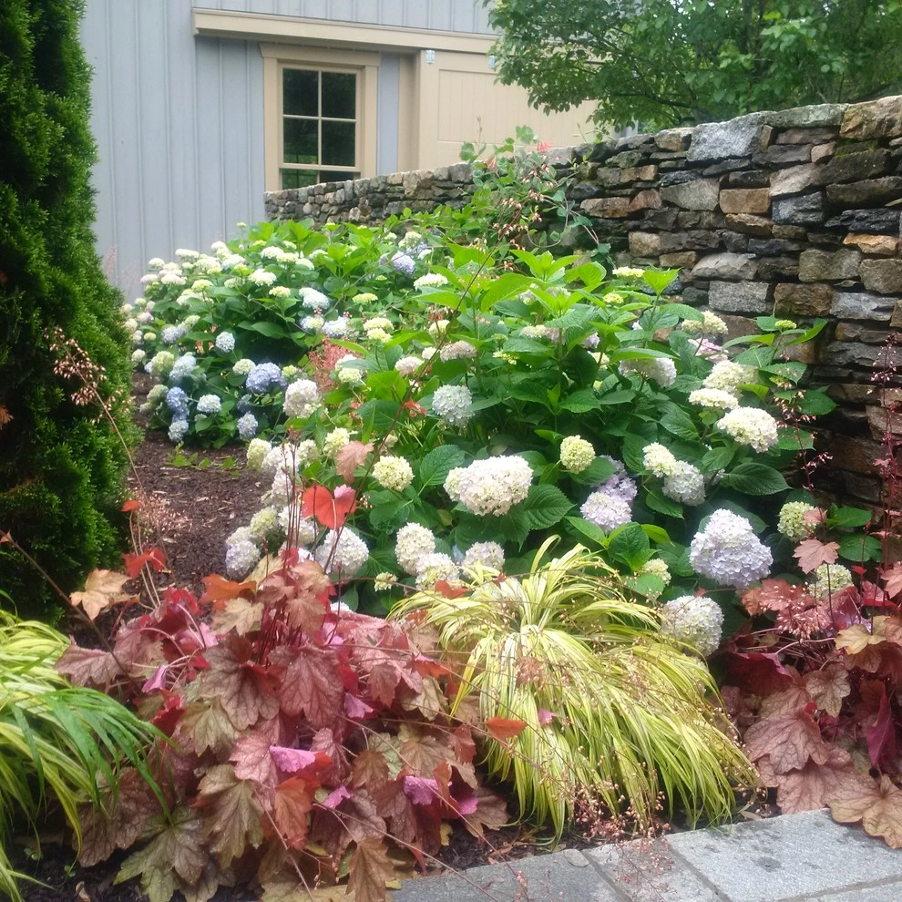 Landscaping, Free Standing Stone Wall by Bolton Landscape Design & Masonry Inc - Photo 13