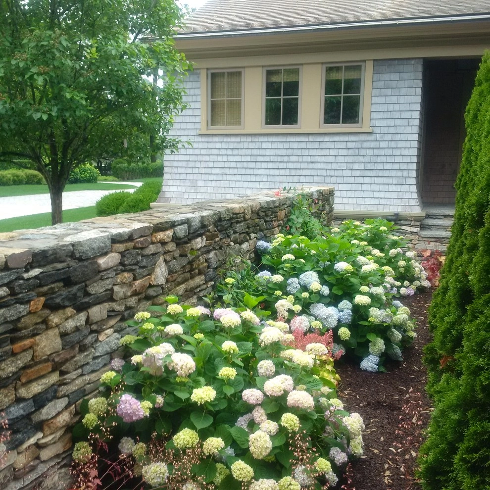 Landscaping, Free Standing Stone Wall by Bolton Landscape Design & Masonry Inc - Photo 10