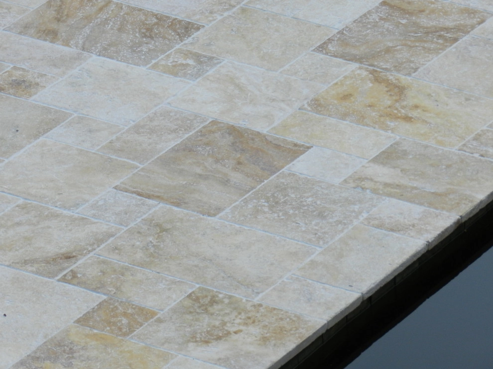 Travertine Pool Deck by Bolton Landscape Design & Masonry Inc - Photo 4