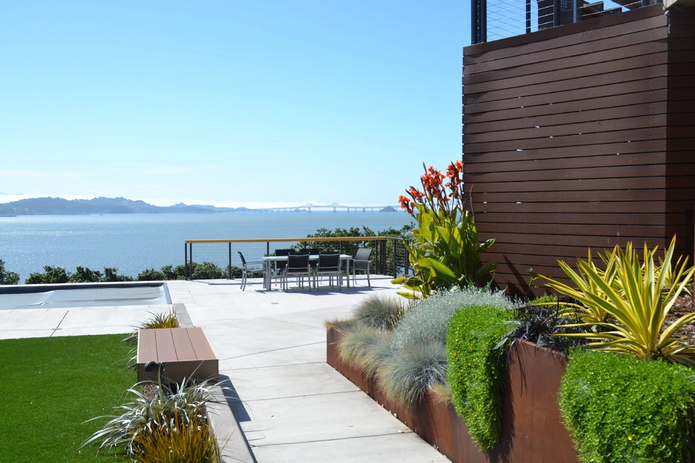 Modern San Rafael, CA by Bon Terra Landscapes Inc. - Photo 6