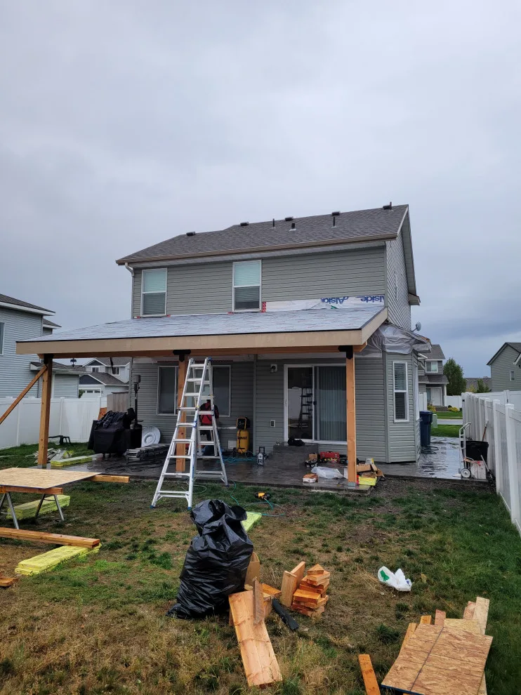 Patio with Concrete Surface and Cover by Northmen Builders - Photo 4