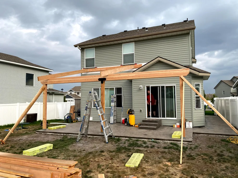 Patio with Concrete Surface and Cover by Northmen Builders - Photo 10