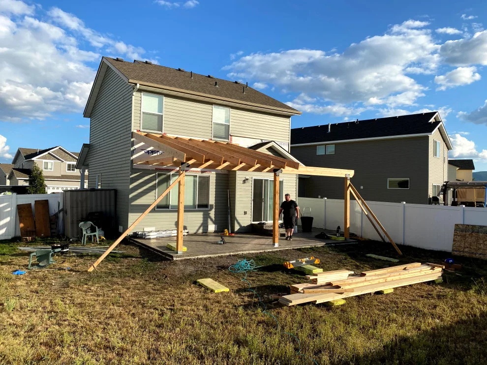 Patio with Concrete Surface and Cover by Northmen Builders - Photo 12