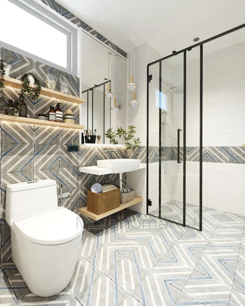 Modern Bathroom by H.H. Premium Home Builders - Photo 3
