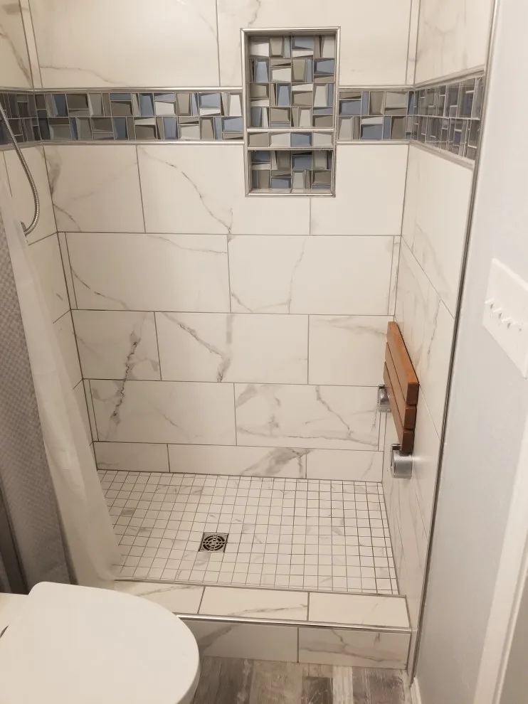 Modern Bathroom Renovation by Spot On Remodeling Corporation - Photo 2