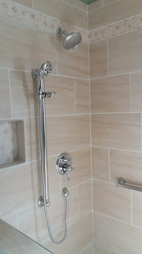 Modern Master Bathroom Transformation to ADA/Zero Entry by Conservation Renovations Inc. - Photo 9