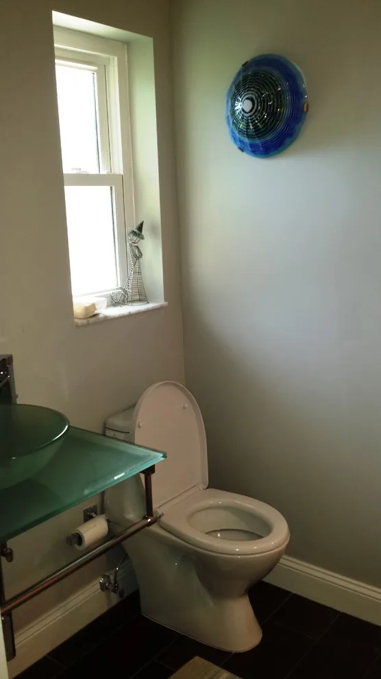 Modern Compact Bathroom Renovation by Miller Construction Group, LLC - Photo 2
