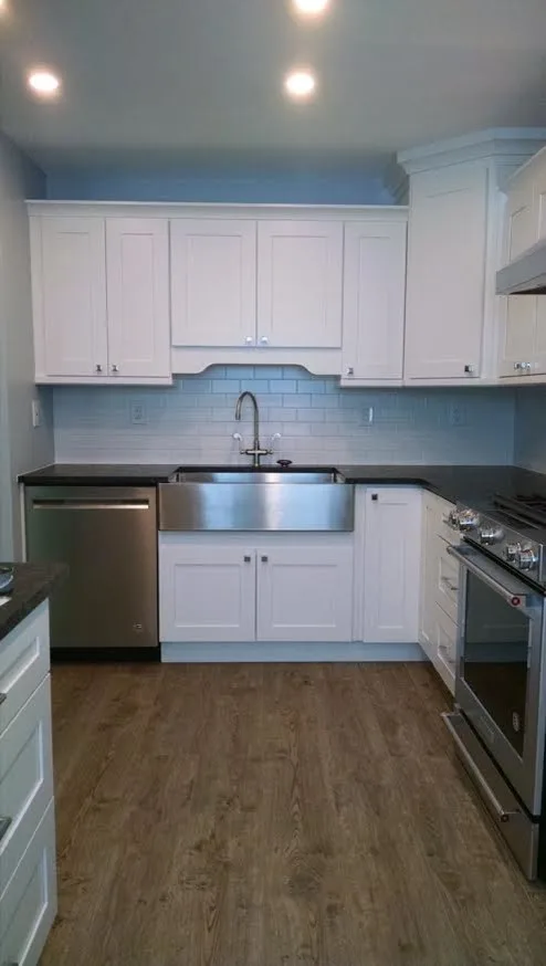 Modern White Kitchen Renovation by A B Graham Contracting - Photo 8