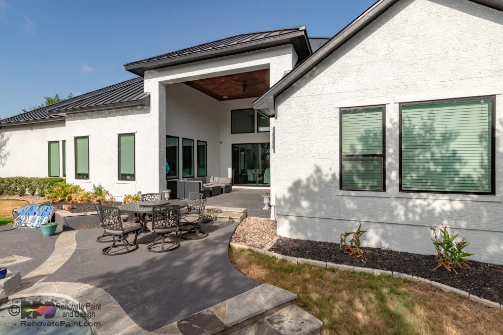Stucco-Stone Exterior Painting Contrast by Renovate Paint And Design - Photo 4