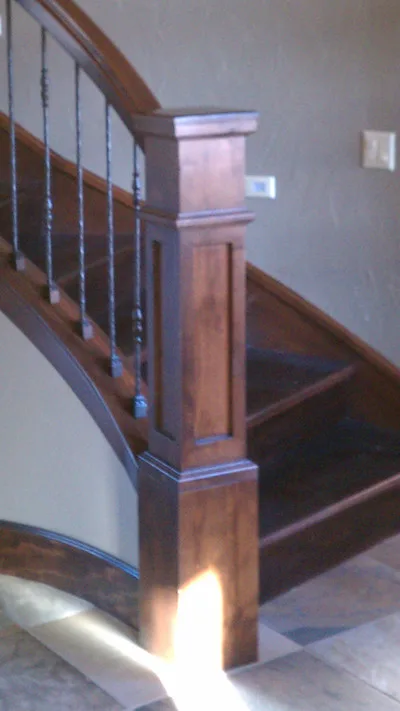 Artisan Railing in Dark Timber by Legacy Stairs INC - Photo 3