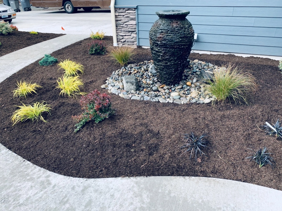Silverdale Front Yard Landscape Install by Brookside Landscape And Design - Photo 8